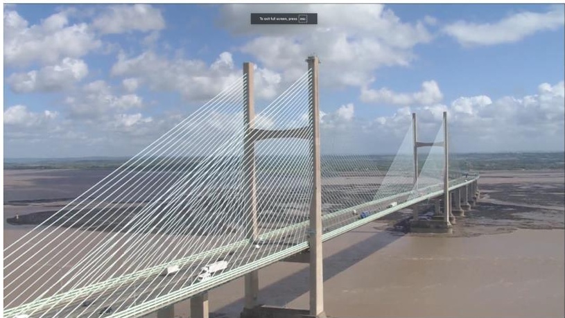 Bridge infrastructure filmed for the John Laing sector video series